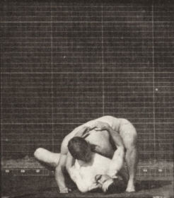 Plate 345 Wrestling, lock — figure reference